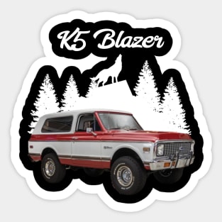 K5 BLAZER T-SHIRT Sticker